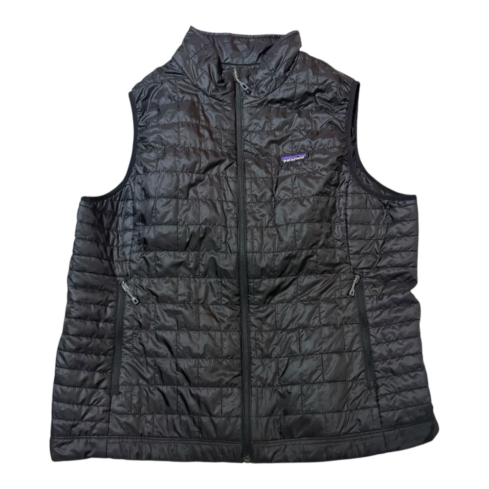 Patagonia Nano Puffer Vest STY8424 Black Womens Sz M